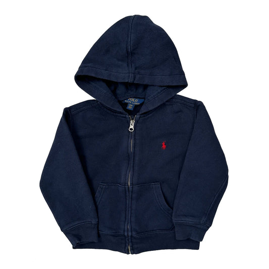 Age 3 Polo By Ralph Lauren Hoodie - 2XS Navy Cotton