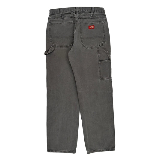 Dickies Carpenter Trousers - 31W 31L Grey Cotton