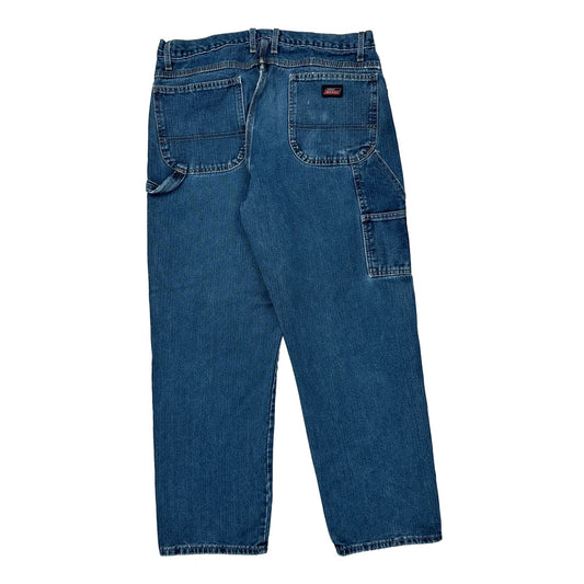 Dickies Carpenter Jeans - 33W 32L Blue Cotton