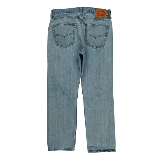 501 Levis Jeans - 32W 30L Light Wash Denim