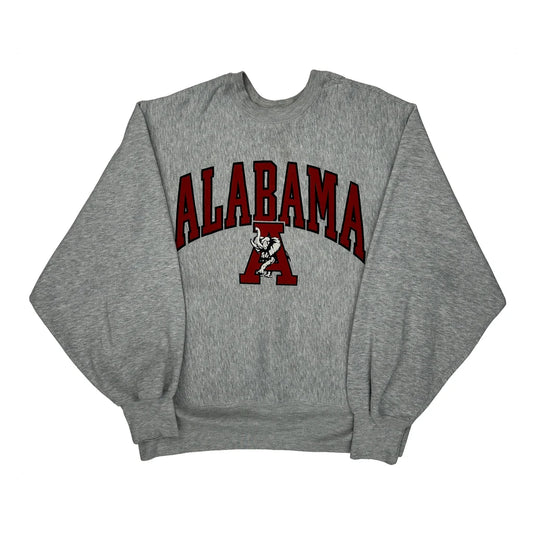 Alabama Unbranded College Sweatshirt - Large Grey Polyester Blend