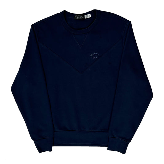 Rlx Ralph Lauren Fitted Long Sleeve T-Shirt - Large Navy Cotton