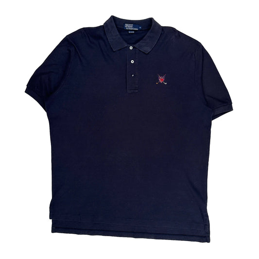 Polo By Ralph Lauren Polo Shirt - 2XL Navy Cotton