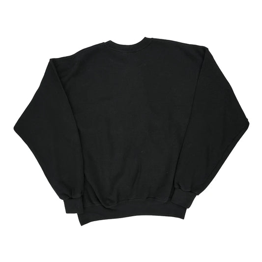 Soffe Sweatshirt - Large Black Cotton