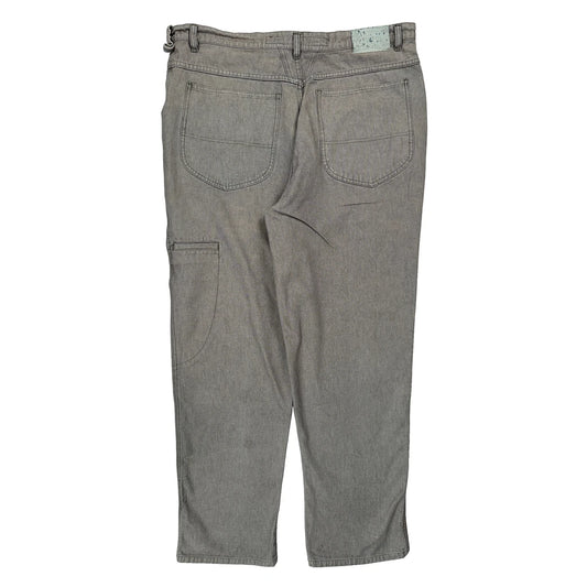 Unbranded Carpenter Trousers - 40W 30L Grey Cotton