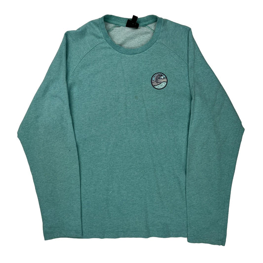Conquerors Of The USeless Patagonia Graphic Long Sleeve T-Shirt - Large Green Cotton