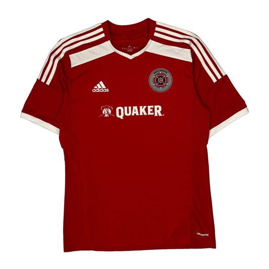 Vintage Chicago Fire Adidas Football Shirt - Medium Red Polyester