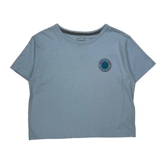 Vintage Patagonia Graphic T-Shirt - Medium Blue Cotton