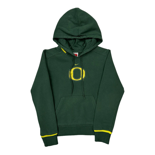 University Of Oregon Nike College Hoodie - Small Green Cotton