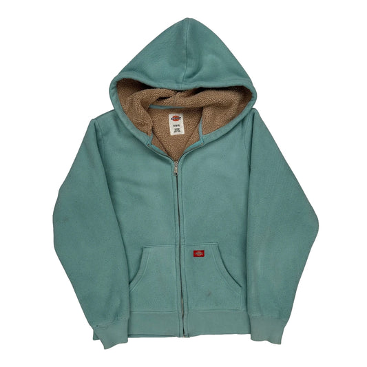 Dickies Fleece Jacket - Small Green Polyester