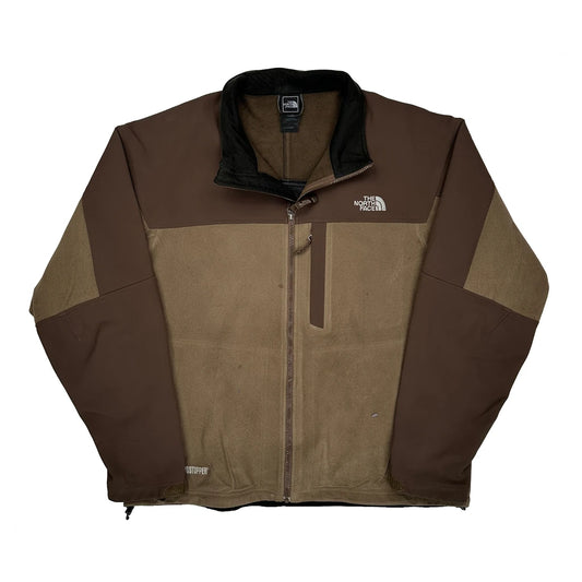 The North Face Fleece Jacket - XL Brown Polyester