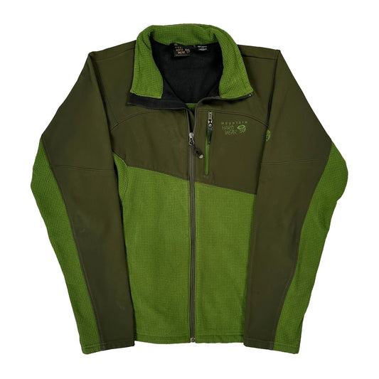 Mountain Hard Wear Fleece Jacket - Large Green Polyester