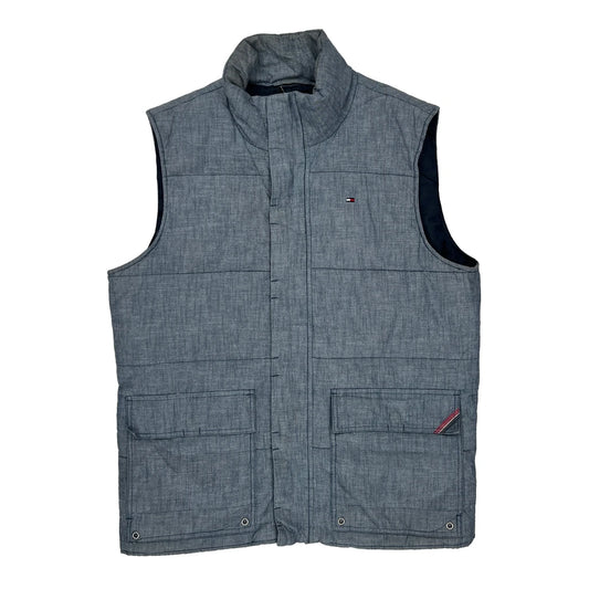 Tommy Hilfiger Gilet - Medium Blue Polyester