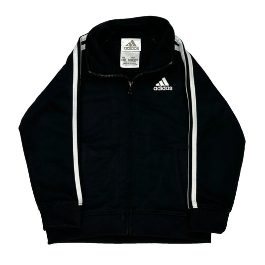 24 Months Adidas Zip Up - 3XS Black Polyester