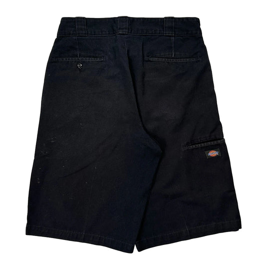 Dickies Baggy Carpenter Shorts - 30W 11L Black Cotton