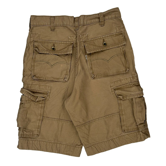 Levis Cargo Shorts - 32W 12L Brown Cotton