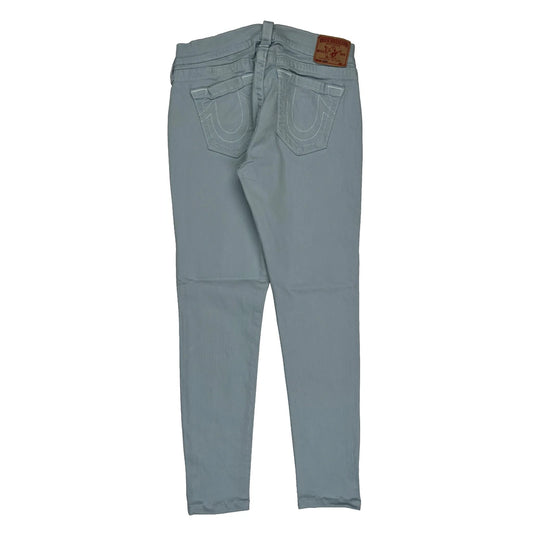 True Religion Skinny Jeans - 29W UK 8 Blue Cotton