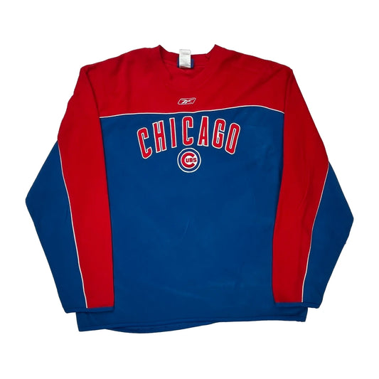 Chicago Cubs Reebok Fleece - 2XL Blue Polyester