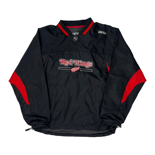 Youth Ccm Detroit Red Wings Windbreaker - XL Black Nylon