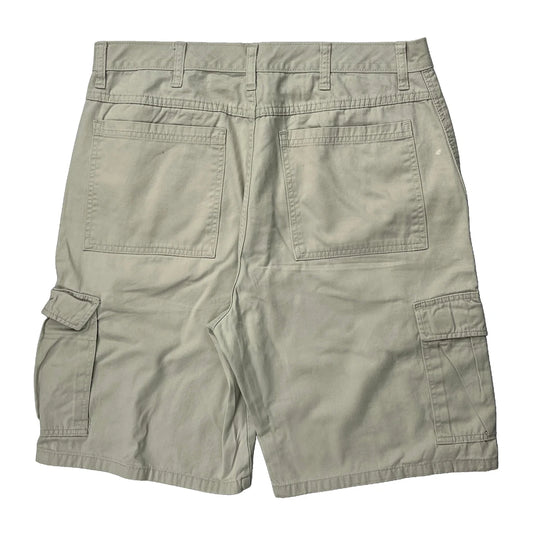 Vintage Wrangler Cargo Shorts - 34W 10L Beige Cotton