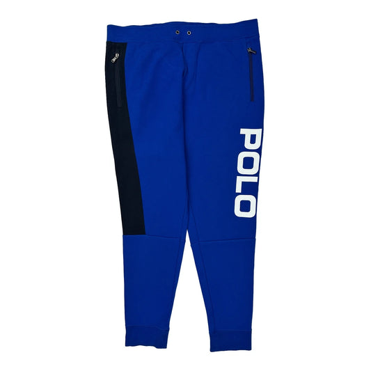 Polo By Ralph Lauren Joggers - Large Blue Cotton