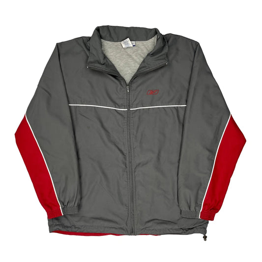 Reebok Jacket - Large Grey Polyester