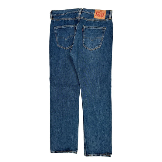 501 Levis Jeans - 34W 31L Blue Cotton