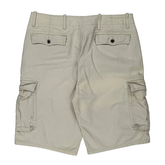 Levis Cargo Shorts - 34W 11L Beige Cotton