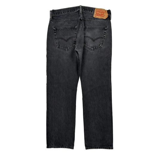 Levis Jeans - 32W 27L Black Cotton