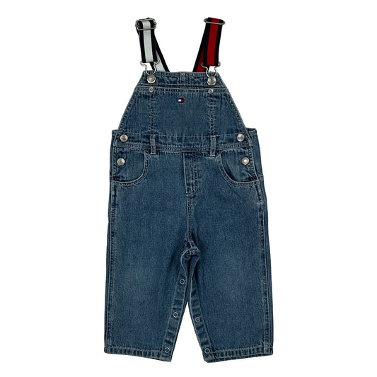 Age 12-18 Months Tommy Hilfiger Dungarees - 2XS Blue Cotton