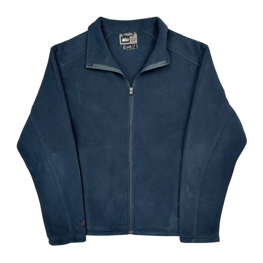 Rei Fleece Jacket - Large Blue Polyester