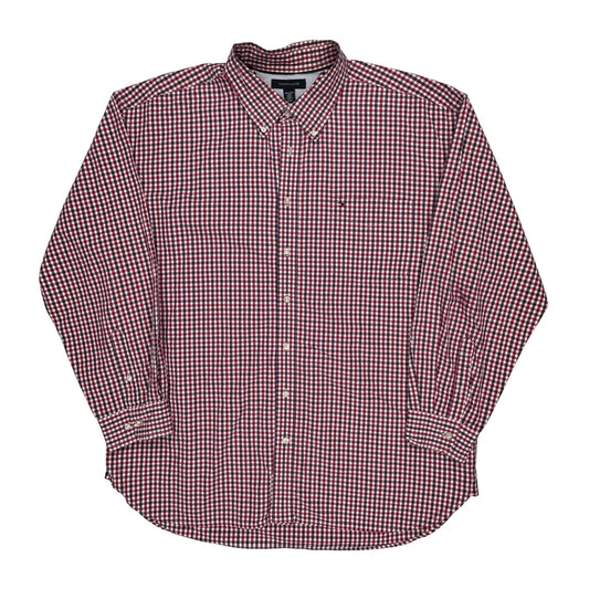 Tommy Hilfiger Checked Shirt - 2XL Blue Cotton