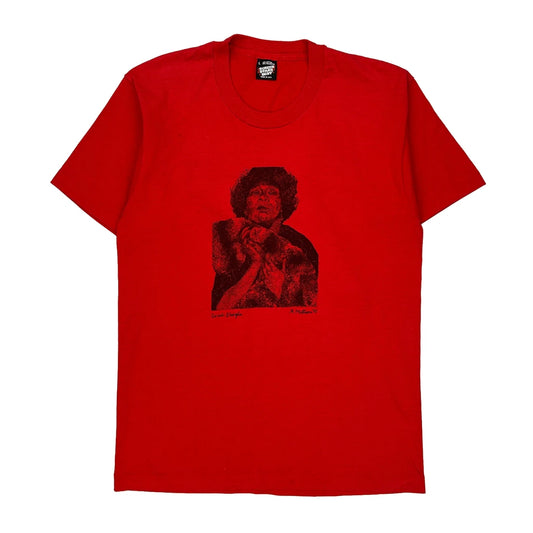 Sarah Vaughan Screen Stars Single Stitch T-Shirt - Large Red Cotton Blend