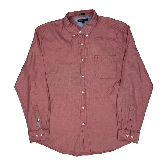 Tommy Hilfiger Checked Shirt - XL Red Cotton