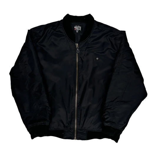 Southpole Bomber Jacket - XL Black Polyester