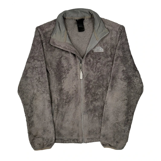 Vintage The North Face Fleece Jacket - Medium Grey Polyester