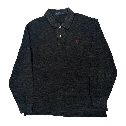 Polo By Ralph Lauren Polo Shirt - XL Grey Cotton
