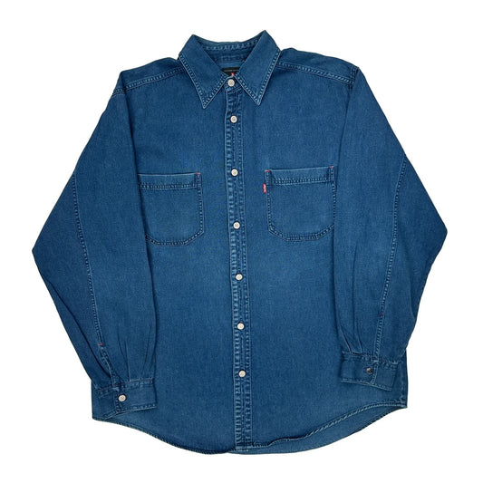 Levis Denim Shirt - Large Blue Cotton