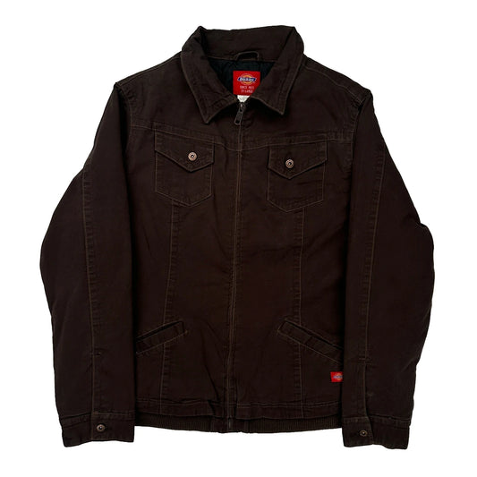 Dickies Jacket - 2XL Brown Cotton