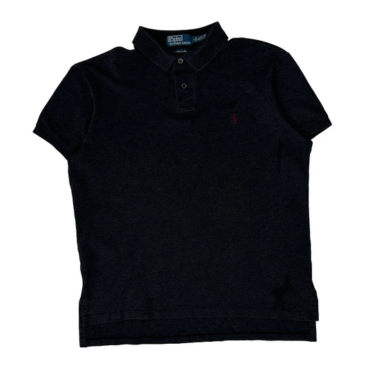 Vintage Polo By Ralph Lauren Polo Shirt - Large Navy Cotton