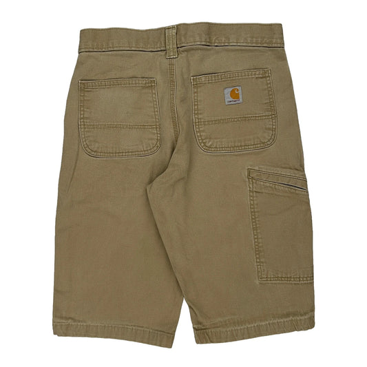 Carhartt Carpenter Shorts - 29W 12L Khaki Cotton