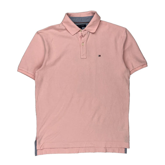 Tommy Hilfiger Polo Shirt - Medium Pink Cotton