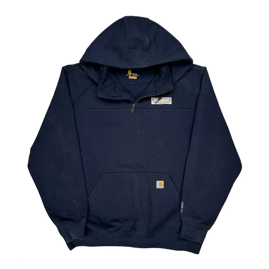 Vintage Carhartt Tall Hoodie - 2XL Navy Cotton