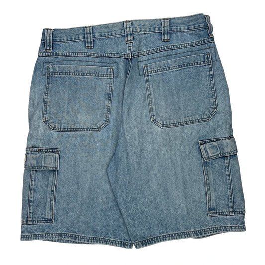 Wrangler Denim Shorts - 34W 9L Light Wash Denim