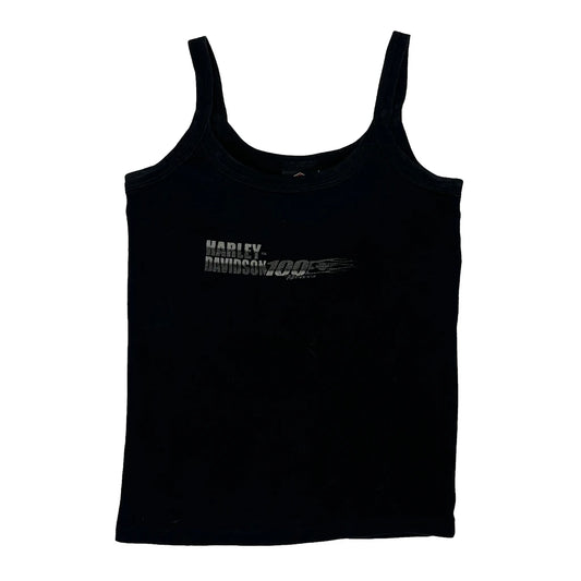 Harley Davidson Graphic Vest - Small Black Cotton