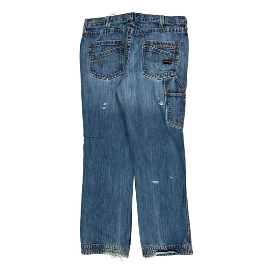 Ariat Carpenter Jeans - 38W 31L Blue Cotton