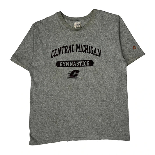 Central Michigan The Cotton Exchange College T-Shirt - XL Grey Cotton Blend