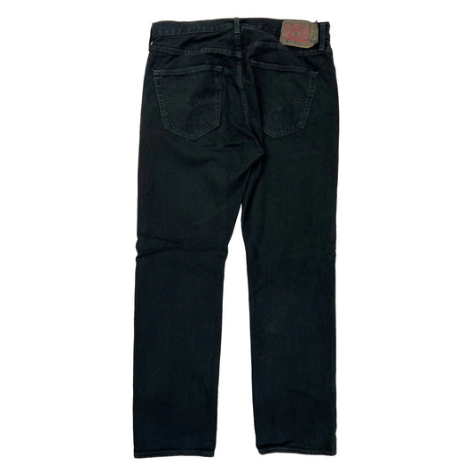 Levis 501 Jeans - 36W 34L Black Cotton