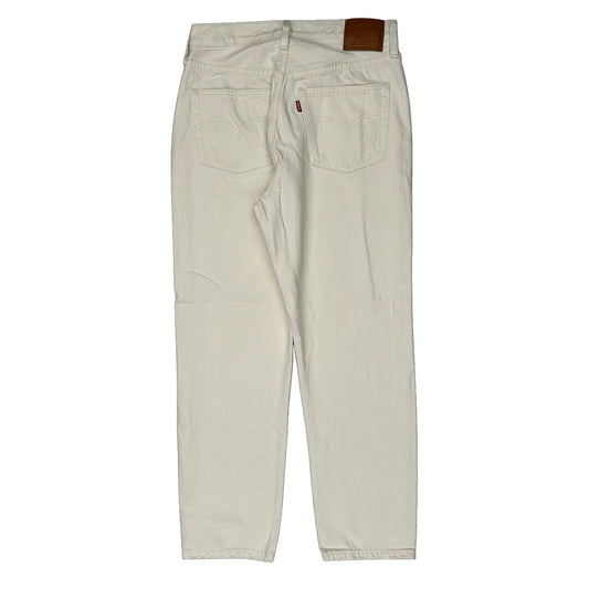 501 Levis Jeans - 28″ Waist Cream Denim