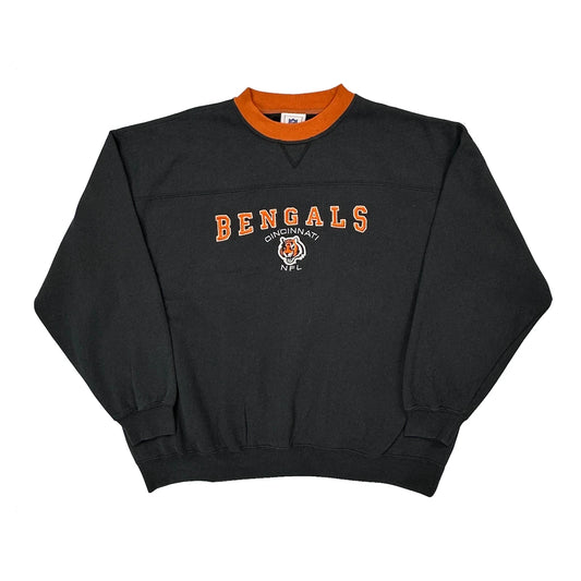 Cincinnati Bengals Nfl Football Sweatshirt - 2XL Black Cotton Blend